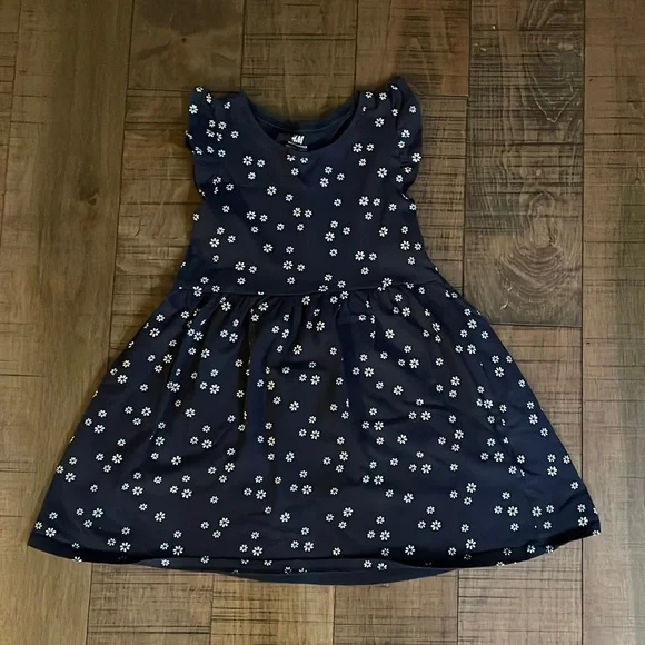 H&M | Dresses | Girls Size 46y Hm Navy Blue Dress With Flowers | Poshmark H&M | Dresses | Girls Size 46y Hm Navy Blue Dress With Flowers | Poshmark
